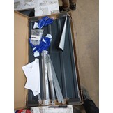 Verhoogde Plantenbak 240x40x45 cm - Antraciet Staal - 57% Korting!