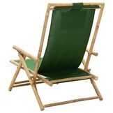 Verstelbare Relaxstoel Bamboe Groen - 34% Korting