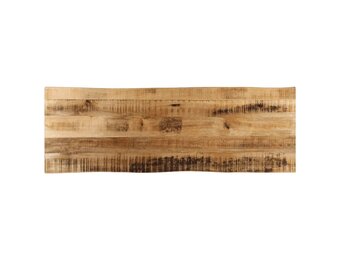 Tafelblad Mangohout met Natuurlijke Rand 120x40x3.8cm - 59% Korting