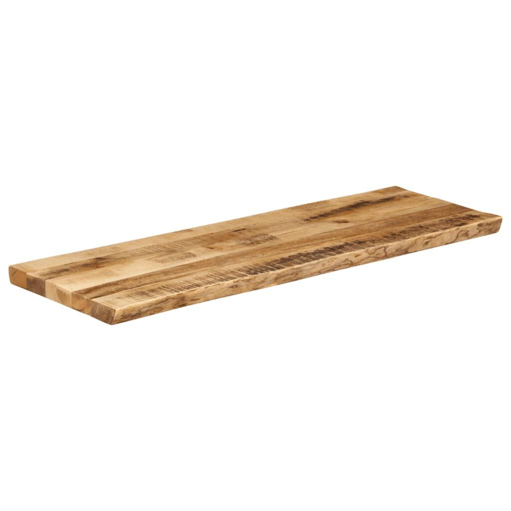 Tafelblad Mangohout met Natuurlijke Rand 120x40x3.8cm - 59% Korting