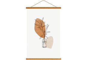 Houten Posterhanger Teak 21cm - 72% Korting