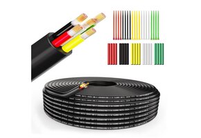 5-aderige Laagspanning Kabel 16AWG 1.5 mm² | 9.14m PVC | Vertind Koper | Oliebestendig | -67% Korting