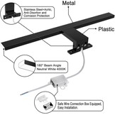 Zwarte LED Badkamerspiegellamp 40cm - Neutraal Wit & Waterdicht (28% Korting)