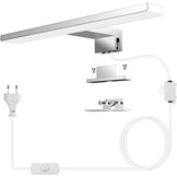 Zwarte LED Badkamerspiegellamp 40cm - Neutraal Wit & Waterdicht (28% Korting)