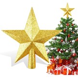 Gouden Kerstboom Ster Piek 20 cm - 76% Korting