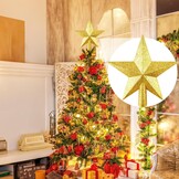 Gouden Kerstboom Ster Piek 20 cm - 76% Korting
