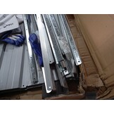 Verhoogde Plantenbak Staal Antraciet (480x80x77cm) - 59% Korting!