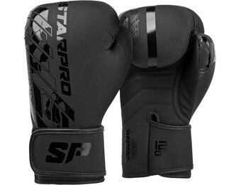 12oz Bokshandschoenen Mat Zwart - MMA/Muay Thai Training | -28%