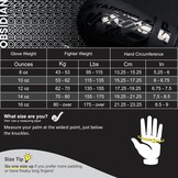 12oz Bokshandschoenen Mat Zwart - MMA/Muay Thai Training | -28%