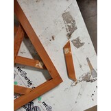Houten plantenbak met latwerk 50x25x90 cm - 57% Korting