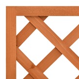 Houten plantenbak met latwerk 50x25x90 cm - 57% Korting