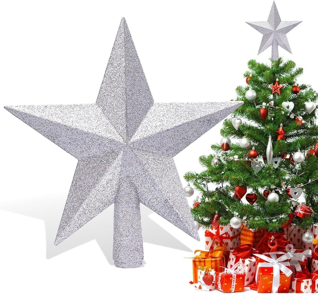 Kerstboomster Rood 20cm Kunststof - 76% Korting!