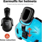 Veiligheidshelm met Gehoorbescherming & Vizier | EN397 | 34% Korting