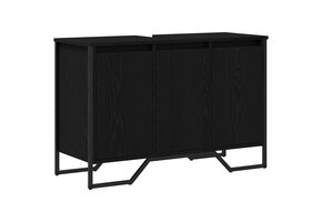 Zwart Eiken Wastafelkast 91x35x60cm - 34% Korting
