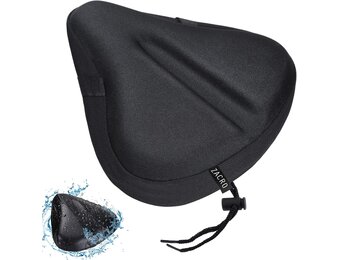 Comfortabele Gel Fietszadelhoes - 29x27 cm - Zwart - 33% Korting