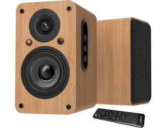 Actieve Boekenplank Luidsprekers LP-42X Geel - 100W RMS | 35% Korting