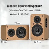 Actieve Boekenplank Luidsprekers LP-42X Geel - 100W RMS | 35% Korting