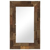 Spiegel 50x80cm massief gerecycled hout met 30% korting