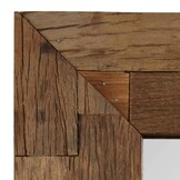 Spiegel 50x80cm massief gerecycled hout met 30% korting