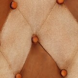 Bruine lederen fauteuil met voetenbank - 69% korting!