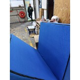 Opvouwbaar Matras 195x80x15 cm Navy Blue - 54% Korting