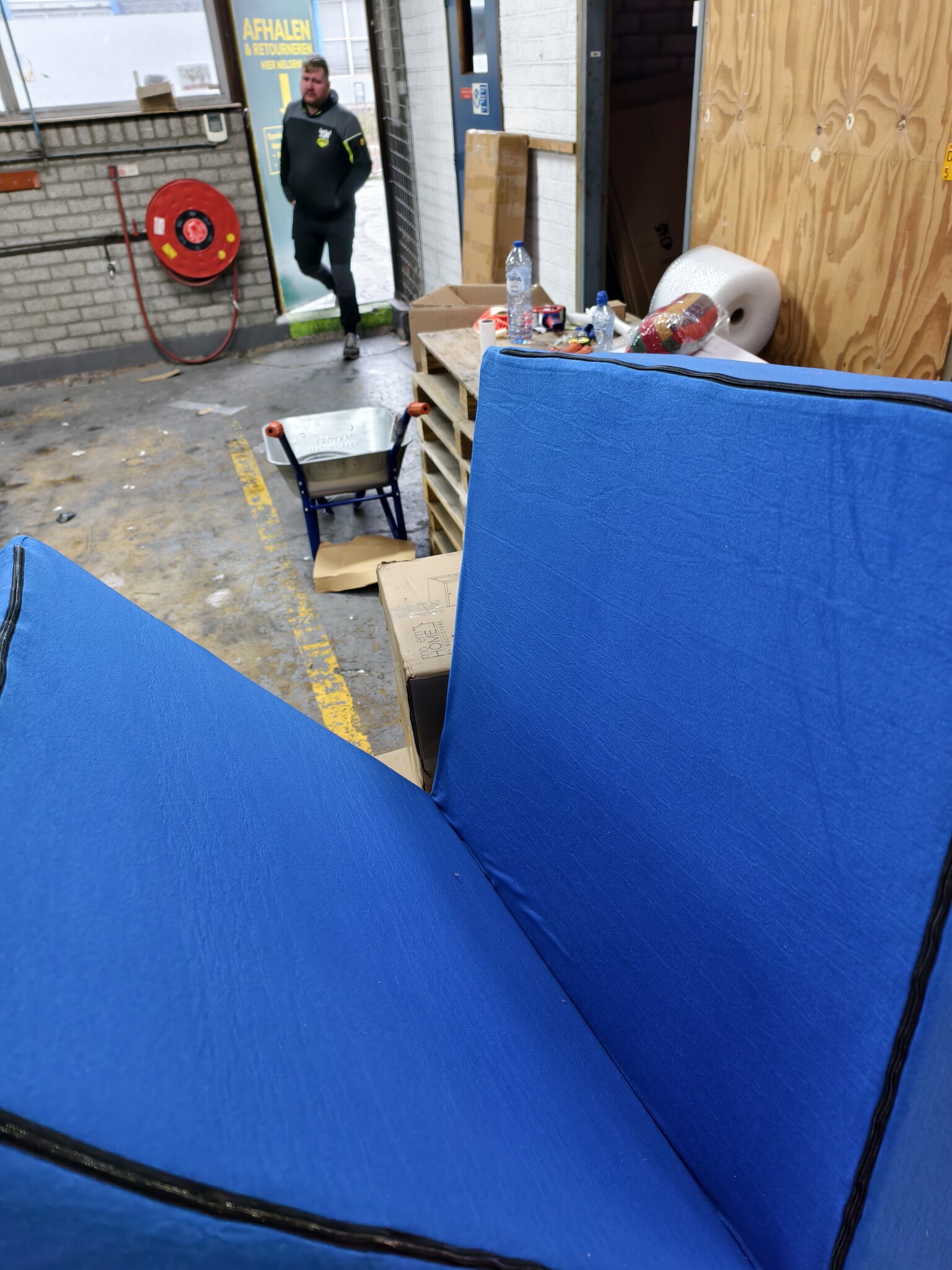 Opvouwbaar Matras 195x80x15 cm Navy Blue - 54% Korting