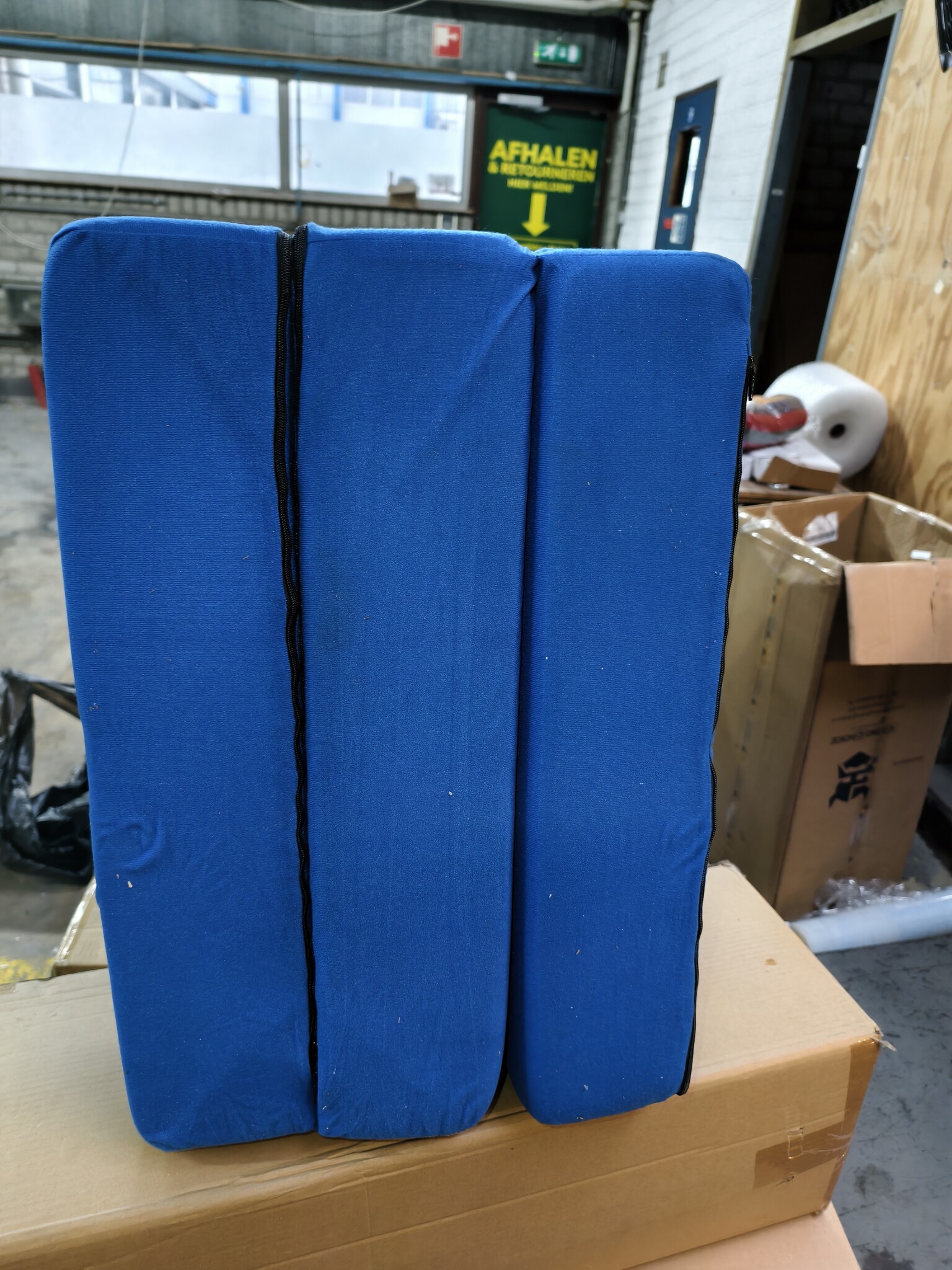 Opvouwbaar Matras 195x80x15 cm Navy Blue - 54% Korting