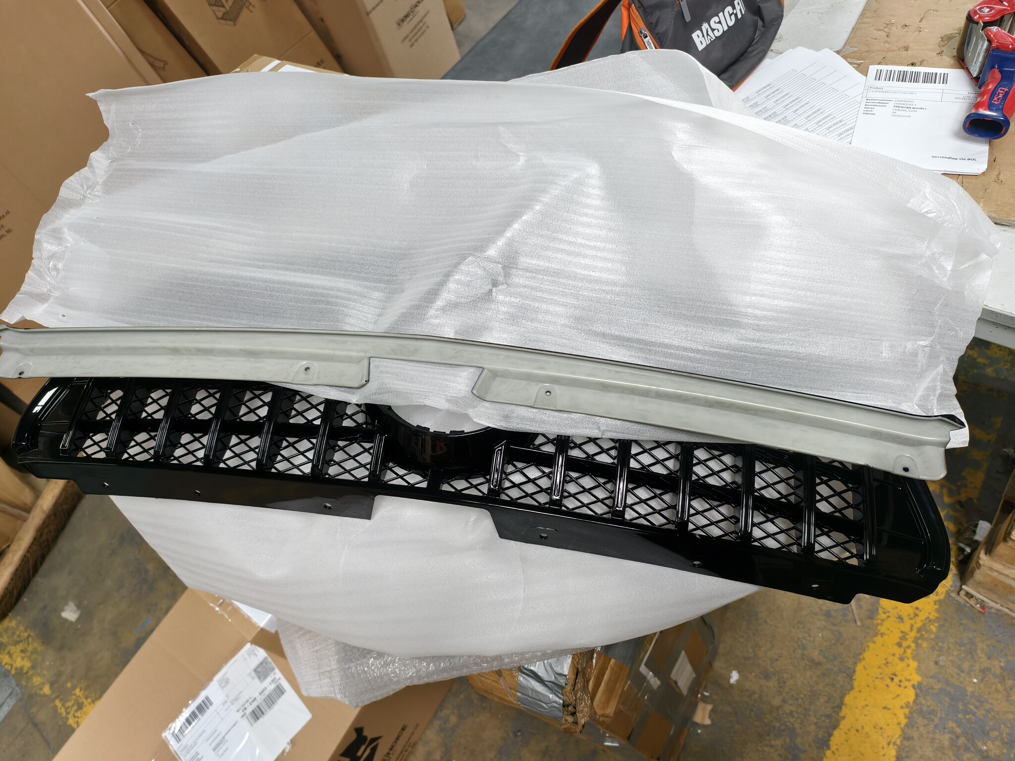Sportgrille Mercedes Vito W447 (2014-2019) Zwart Glans - 49% Korting
