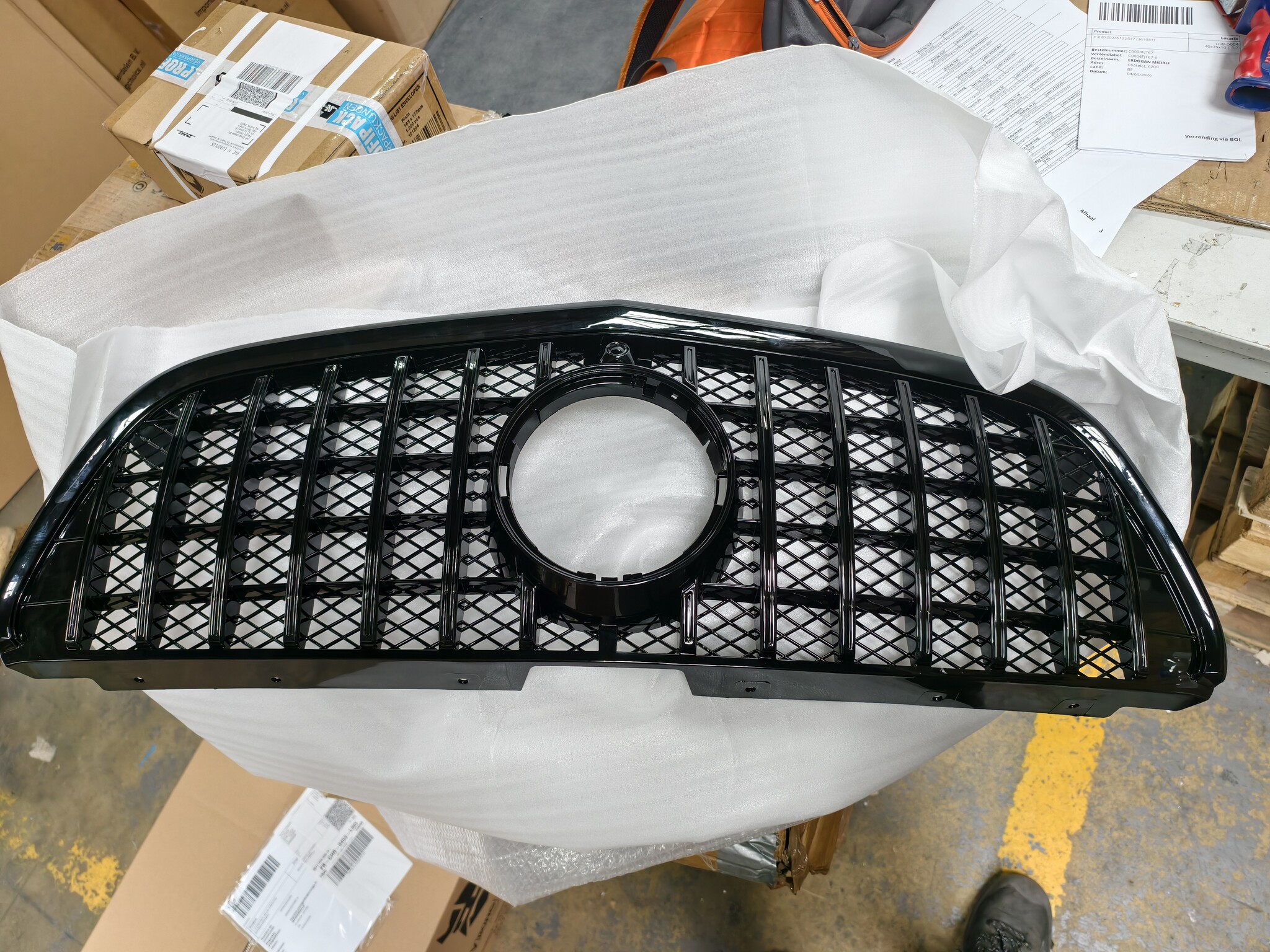 Sportgrille Mercedes Vito W447 (2014-2019) Zwart Glans - 49% Korting