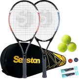 Beginners Tennisset Volwassen 68,5 cm | Lichtgewicht Carbonlegering | 29% Korting