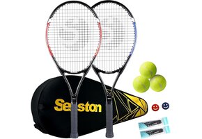 Beginners Tennisset Volwassen 68,5 cm | Lichtgewicht Carbonlegering | 29% Korting