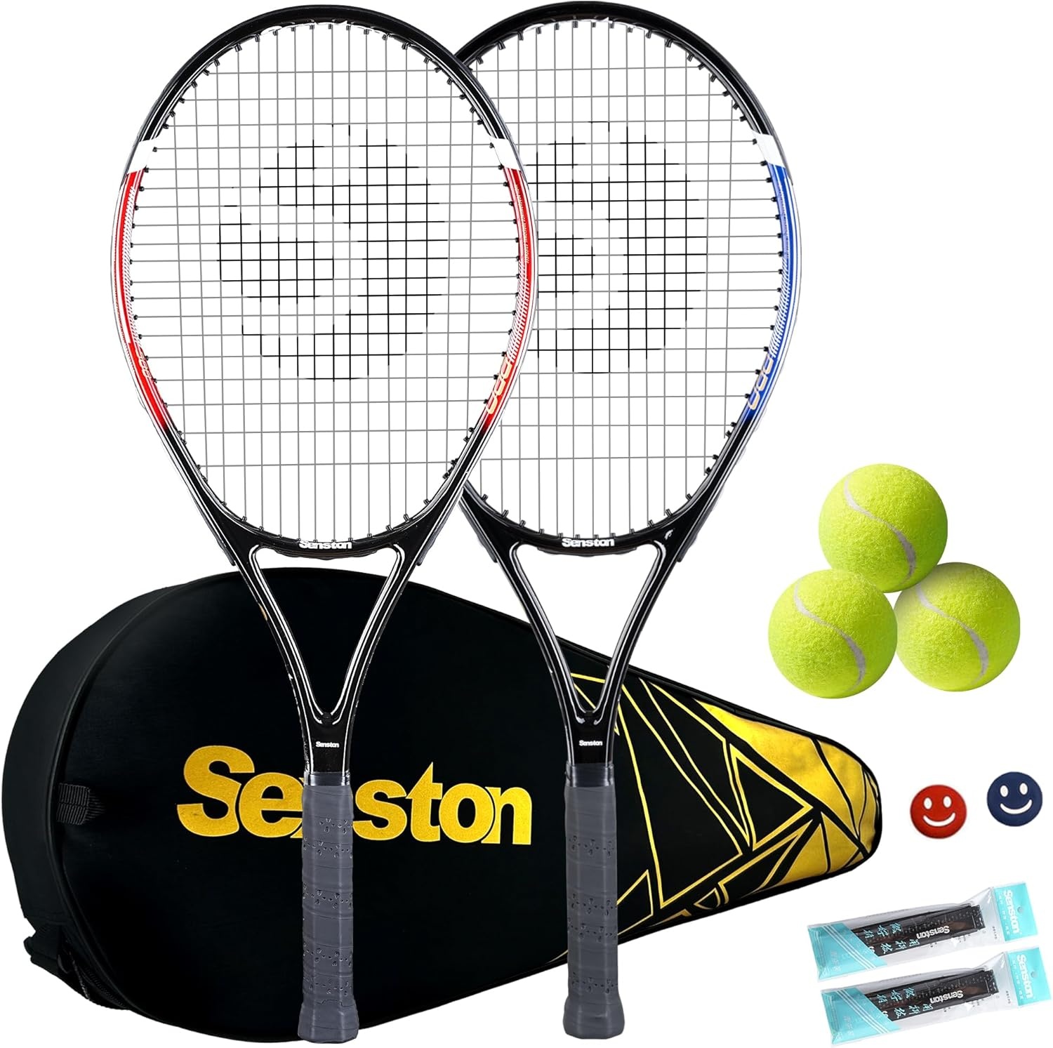 Beginners Tennisset Volwassen 68,5 cm | Lichtgewicht Carbonlegering | 29% Korting