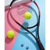 Beginners Tennisset Volwassen 68,5 cm | Lichtgewicht Carbonlegering | 29% Korting