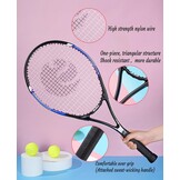 Beginners Tennisset Volwassen 68,5 cm | Lichtgewicht Carbonlegering | 29% Korting