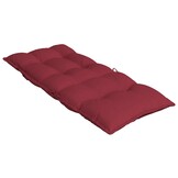 vidaXL Stoelkussens Hoge Rug Oxford Stof Wijnrood - 4 stuks (34% korting)