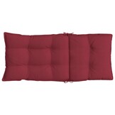 vidaXL Stoelkussens Hoge Rug Oxford Stof Wijnrood - 4 stuks (34% korting)