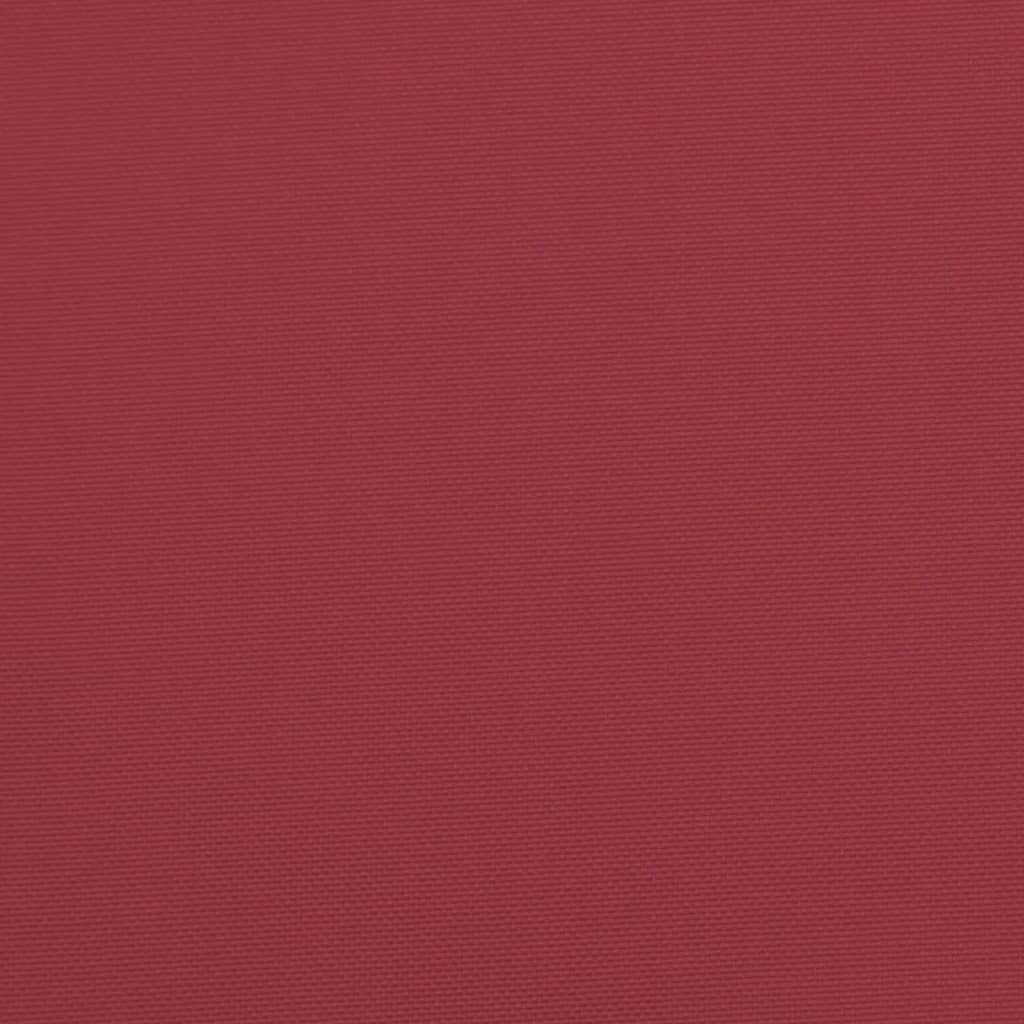 vidaXL Stoelkussens Hoge Rug Oxford Stof Wijnrood - 4 stuks (34% korting)