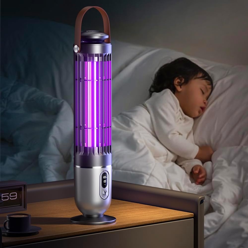 Oplaadbare Insectendoder met UV-lamp & Nachtlamp 32% Korting