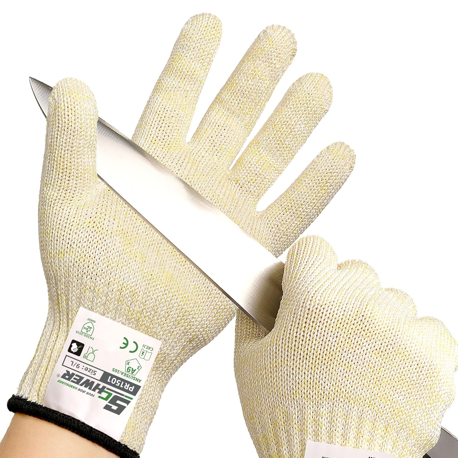 Snijbestendige Handschoenen A9 - Bescherming voor Keuken & Vleesbereiding - 31% Korting