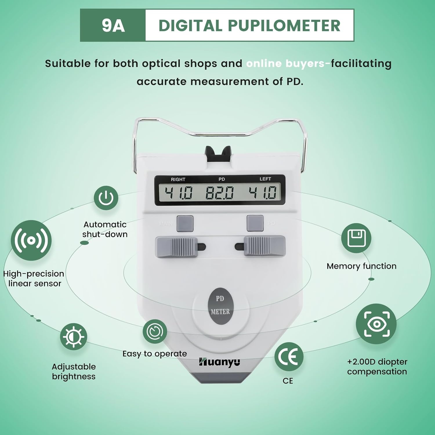 Digitale Pupilafstandsmeter PD Meter met 30% Korting