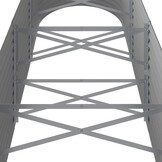Verhoogde Plantenbak Staal Grijs 296x80x68 cm - 34% Korting