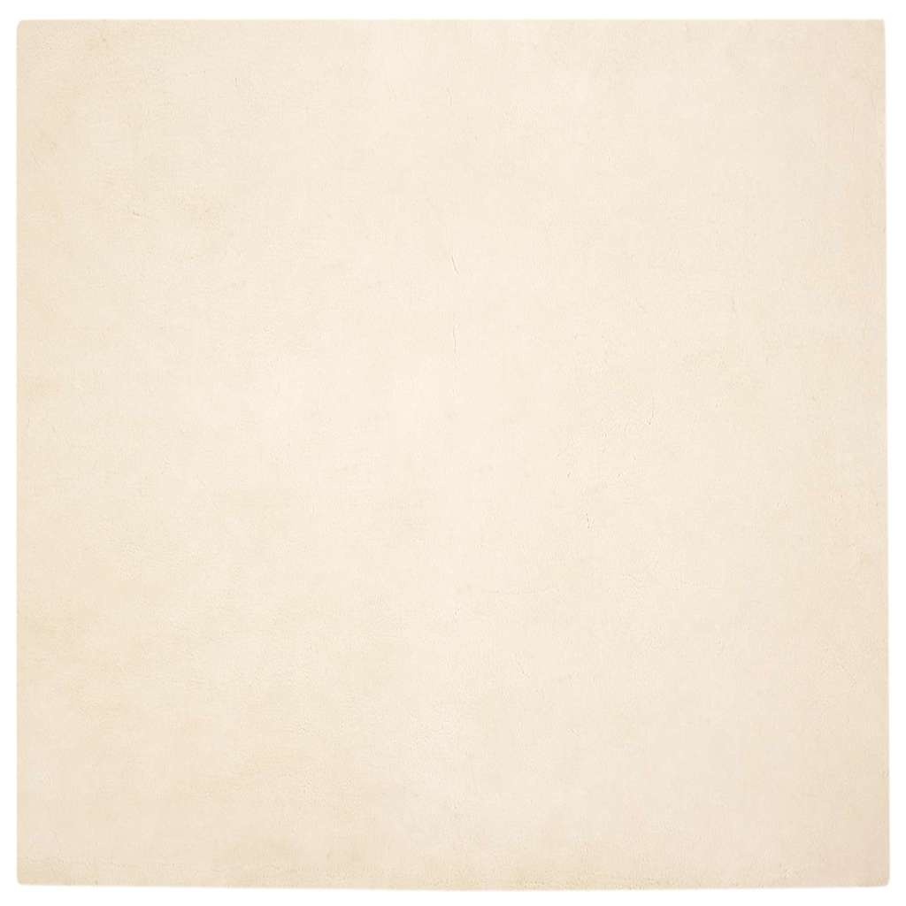 Crème Nep Konijnenbont Tapijt 240x240 cm - 29% Korting!