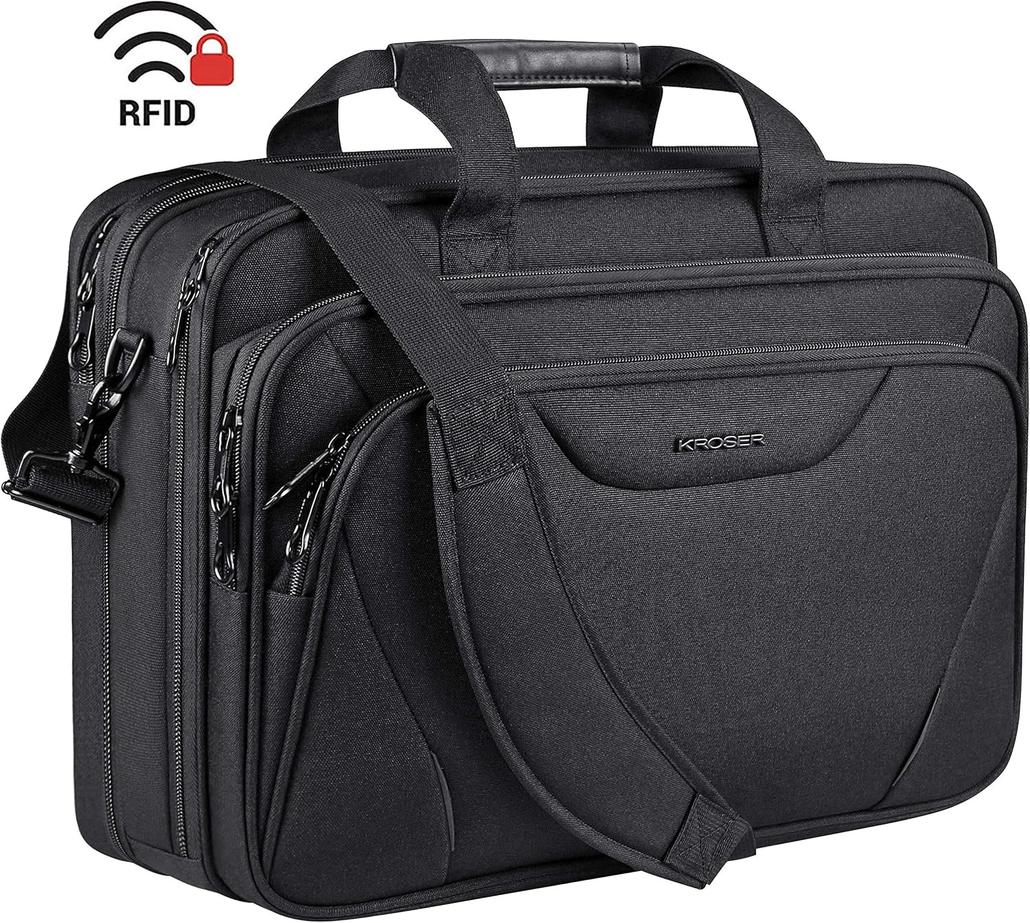 Geretourneerde Laptoptas 17,3" - Uitbreidbaar & Waterafstotend - 34% Korting