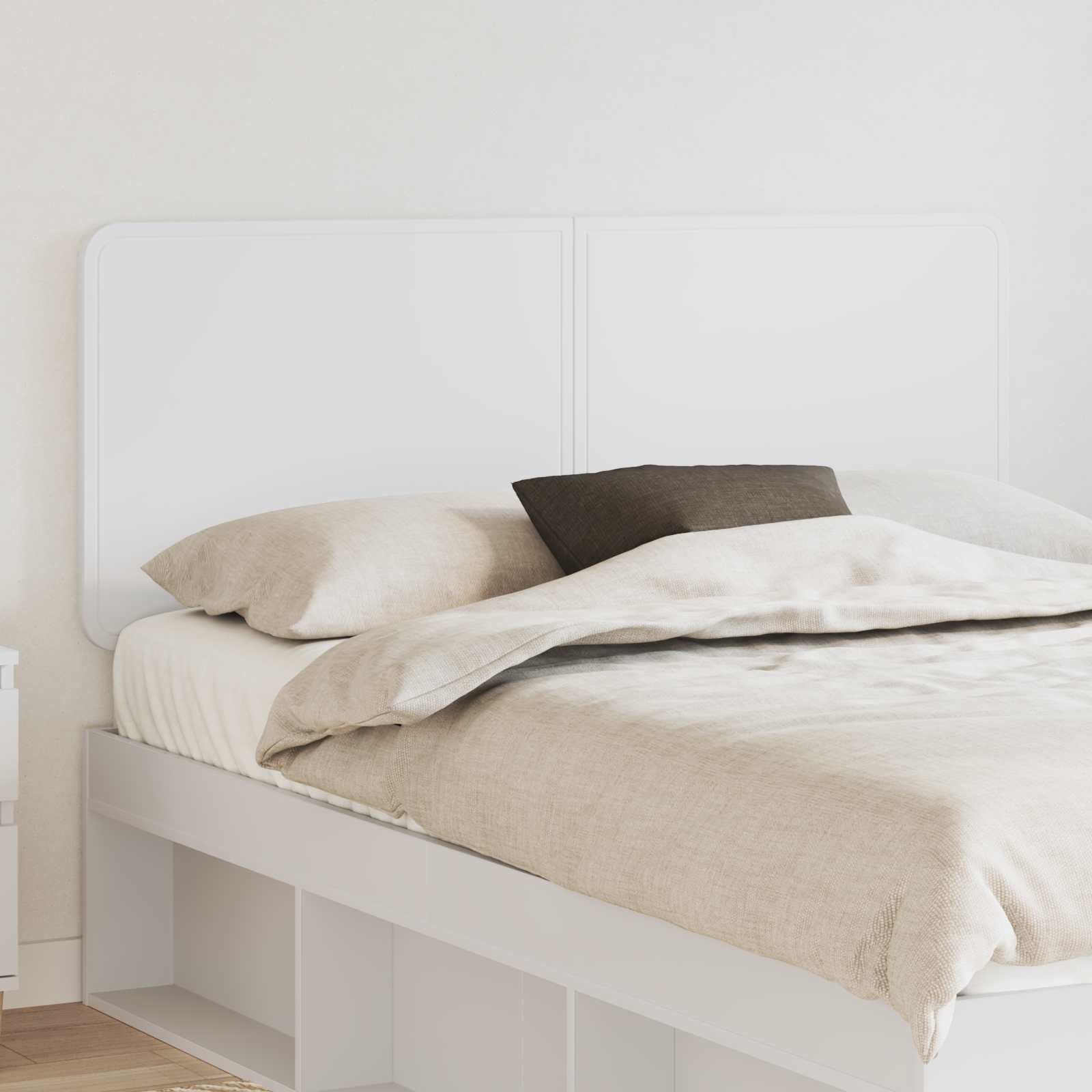 vidaXL Hoofdbord Wit Bewerkt Hout 140 cm (29% Korting)