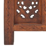 Kamerscherm 5-panelen Mangohout 200x165cm - 35% Korting