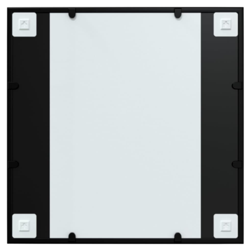Zwarte Wandspiegel Metaal 60x60 cm - 34% Korting