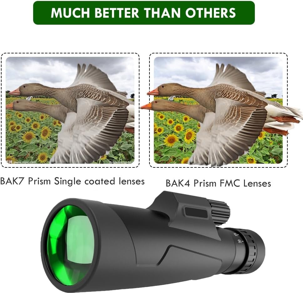 Monoculair 10-30x Zoom - ideaal voor vogels spotten & jacht - 34% Korting!