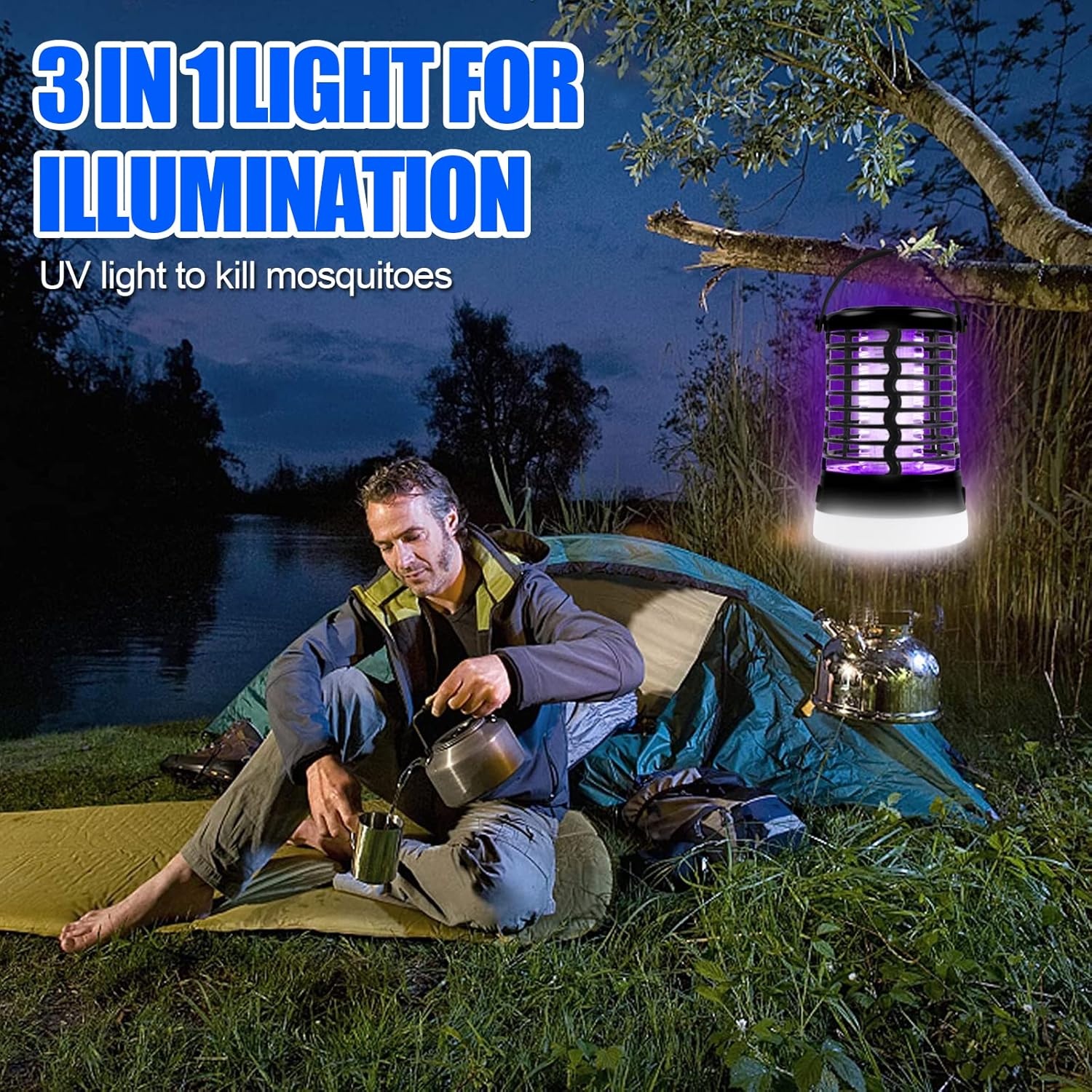 Muggenlamp UV Elektrisch (33% Korting) - Camping, Tuin & Huis