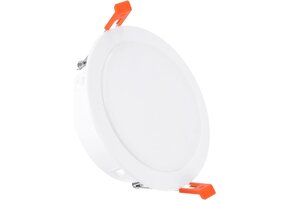 Wit Plafondafdekpaneel met Veren Decoratie (4 inch)