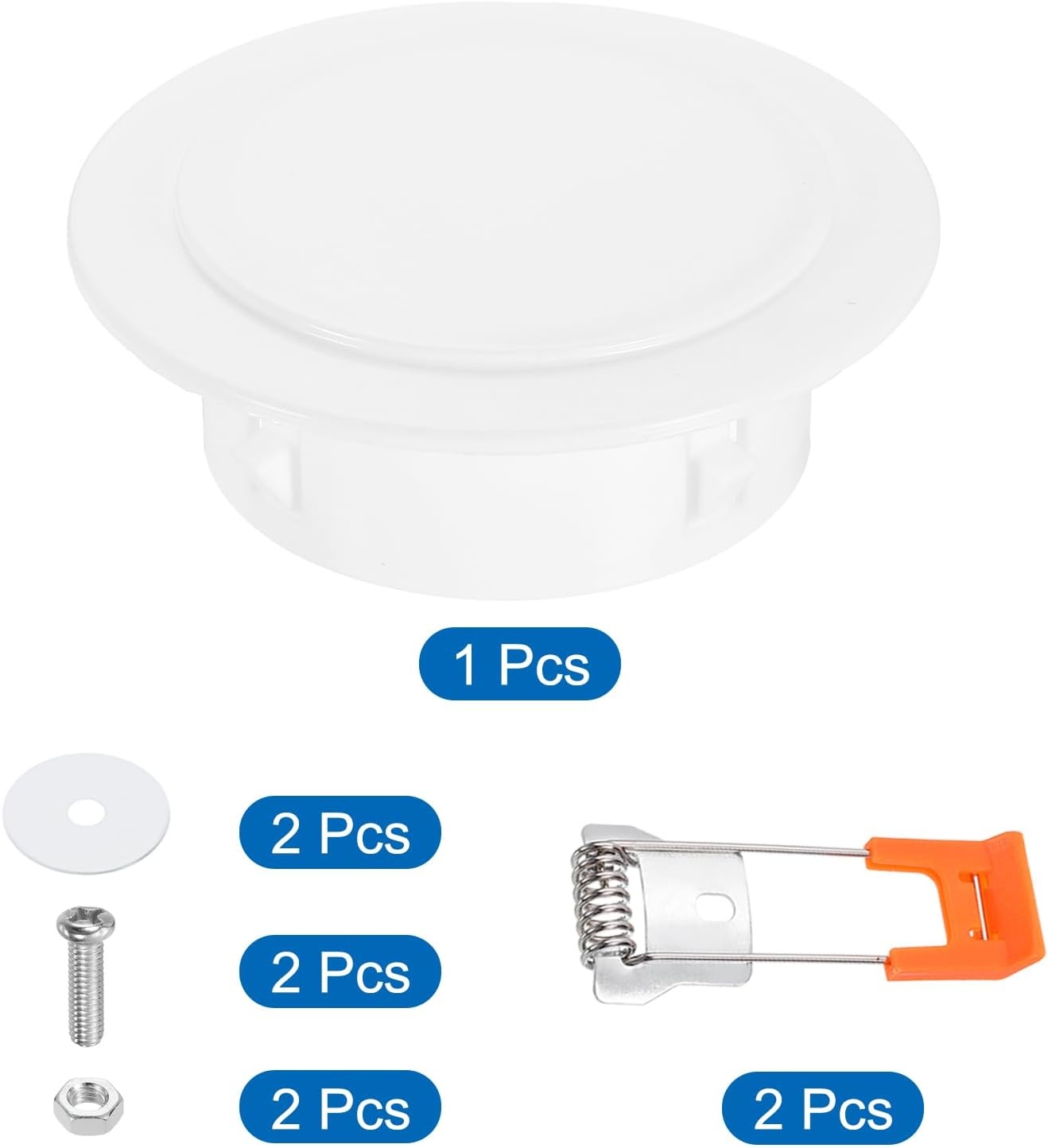 Witte Plafondafdekking 10,5-12,5 cm met Veerdecoratie | 72% Korting